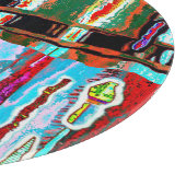 Planche À Découper Cutting Board Collapse Reflection Abstract Design (Coin)