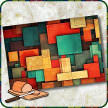 CUTTING BOARD - Color-blocks in Many Colors