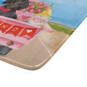 Planche À Découper Dachshund Chien Saint-Valentin Coeurs de Camion (Coin)