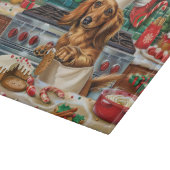 Planche À Découper Dachshund Gîtes : Noël festif (Coin)