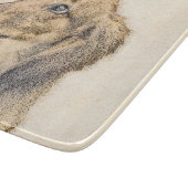 Planche À Découper Dachshund (Longhaerien) Peinture - Art Chien origi (Coin)