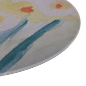 Planche À Découper Daffodiles Abstraits (Coin)