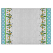 Planche À Découper Daffodiles de printemps et Polka Border Cutboard (Devant)