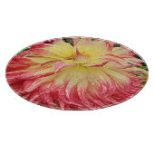 Planche À Découper Dahlia rose et jaune (Coin)