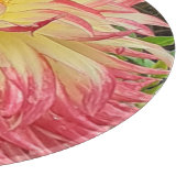 Planche À Découper Dahlia rose et jaune (Coin)