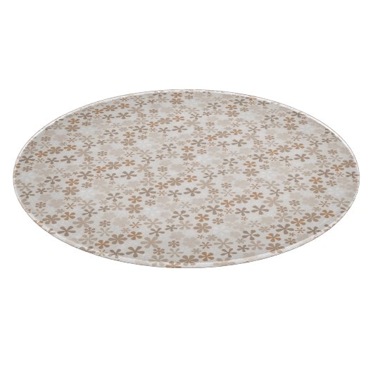 Planche À Découper Daisy Flowers Beige Floral Aesthetic Ditsy Tan (Coin)