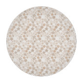 Planche À Découper Daisy Flowers Beige Floral Aesthetic Ditsy Tan (Devant)