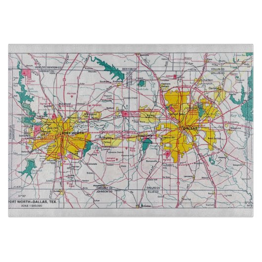 Planche À Découper Dallas/Fort Worth (Devant)