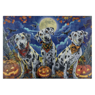 Planche À Découper Dalmatien Halloween Épouvantable