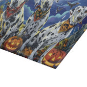 Planche À Découper Dalmatien Halloween Épouvantable (Coin)