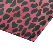 Planche À Découper Dalmatien Imprimé Noir et Rouge (Coin)
