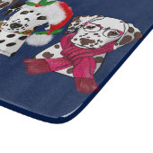 Planche À Découper Dalmatiens de Noël (Coin)