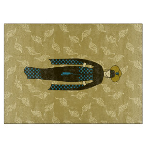 Planche À Découper Dame turque avec style Turban Art Nouveau