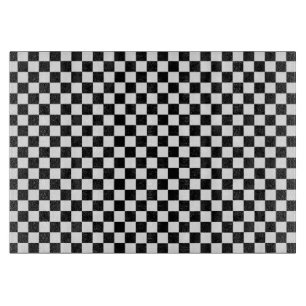 Planche À Découper Damier classique noir et blanc par STaylor