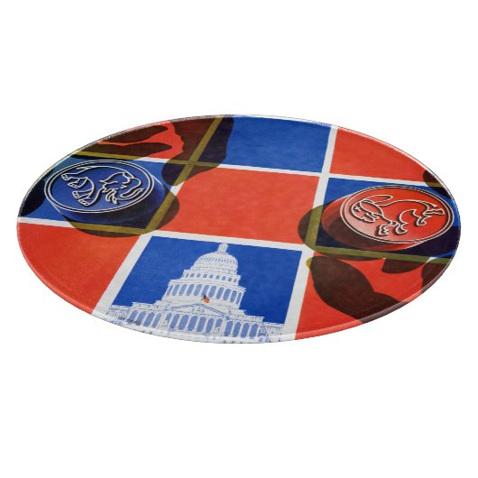 Planche À Découper Damier d'élection (Coin)