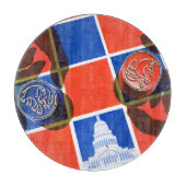 Planche À Découper Damier d'élection (Devant)