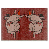 Planche À Découper Dancing Pig Antique Cute Danseuse (Devant)