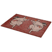 Planche À Découper Dancing Pig Antique Cute Danseuse (Coin)