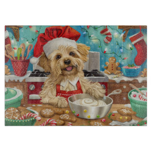 Planche À Découper Dandie Dinmont Terrier Cuisine de Noël