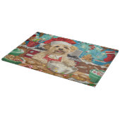 Planche À Découper Dandie Dinmont Terrier Cuisine de Noël (Coin)