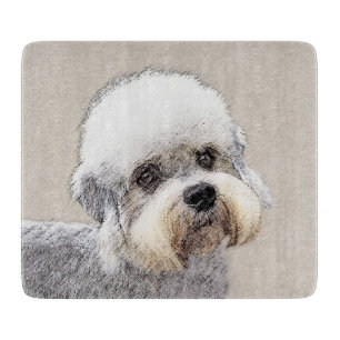Planche À Découper Dandie Dinmont Terrier Peinture Chien Art original