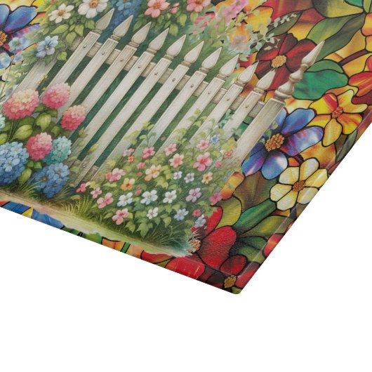 Planche À Découper Dans Le Jardin (Coin)