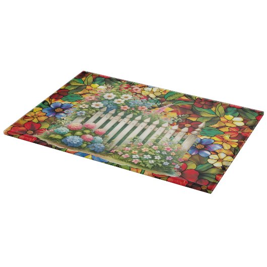 Planche À Découper Dans Le Jardin (Coin)