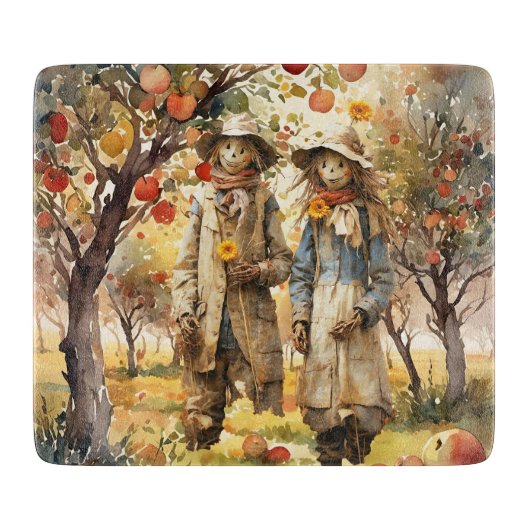 Planche À Découper Dans L'Orchard D'Apple (Devant)