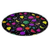 Planche À Découper Danse énergique de fruits néons (Coin)