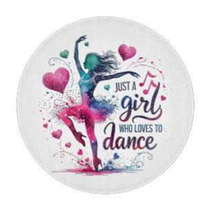 Planche À Découper Danse Rétro Juste Une Fille Qui Aime Danser