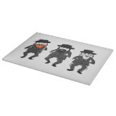 Planche À Découper Danser Rabbis Juif Verre Challah Commission (Coin)