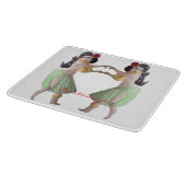 Planche À Découper Danseurs Hawaiian Hula Thunder_Cove (Coin)
