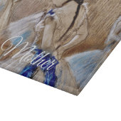 Planche À Découper Danseuse de Degas avec ruban bleu  (Coin)