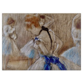 Planche À Découper Danseuse de Degas avec ruban bleu  (Devant)