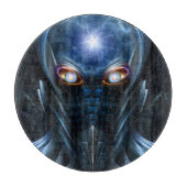 Planche À Découper Darian Warrior Round Glass Cutboard (Devant)