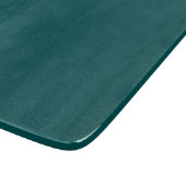 Planche À Découper Dark Teal Solid Color (Coin)