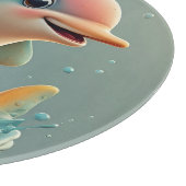 Planche À Découper Dauphin de dessin animé adorable (Coin)