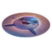 Planche À Découper Dauphin de dessin animé adorable (Coin)