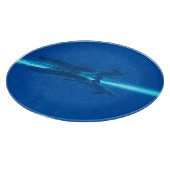 Planche À Découper Dauphins et réflexion, océan bleu (Coin)