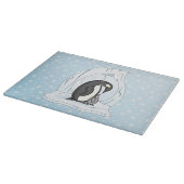 Planche À Découper Davin et Annie le Penguins Glass Cutboard (Coin)