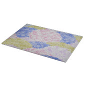 Planche À Découper De Beaux Champs D'Hydrangée (Coin)