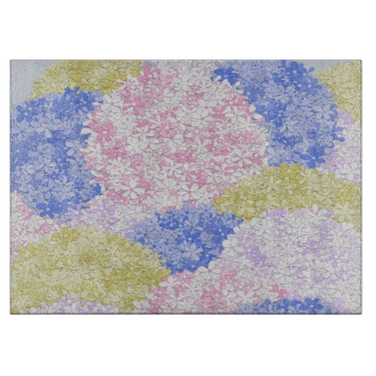 Planche À Découper De Beaux Champs D'Hydrangée (Devant)