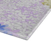 Planche À Découper De Beaux Champs D'Hydrangée (Coin)