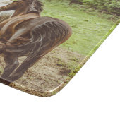Planche À Découper De beaux chevaux en course (Coin)