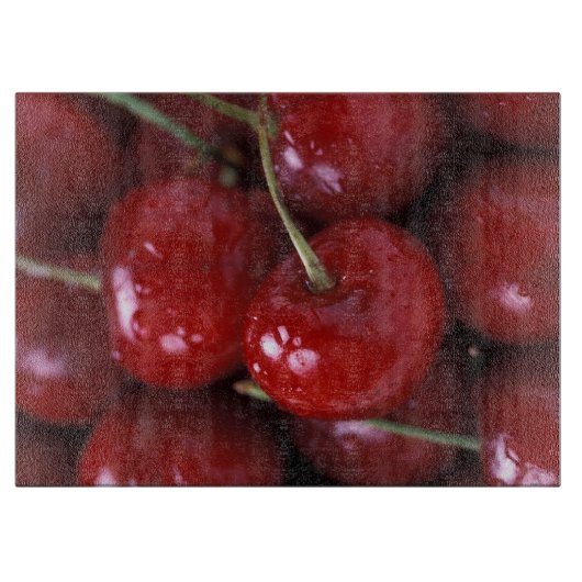 Planche à découper de cerises (Devant)