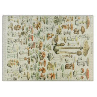 Planche à découper de champignons
