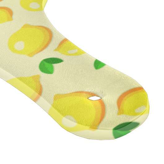 Planche à découper de citron jaune (Coin)