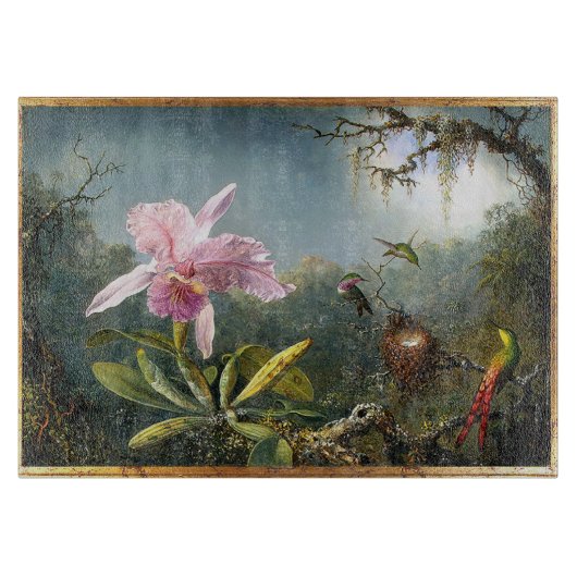 Planche à découper de colibris (Devant)