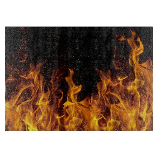 Planche à découper de concepteur de flamme du vrai (Devant)