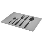 Planche à découper de couteau et de fourchette (Coin)
